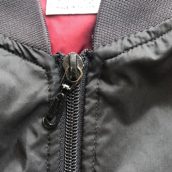 COPY - Women’s VINTAGE Nike Black/Maroon Windbreaker Jacket sz M (8-10) - Picture 4 of 16